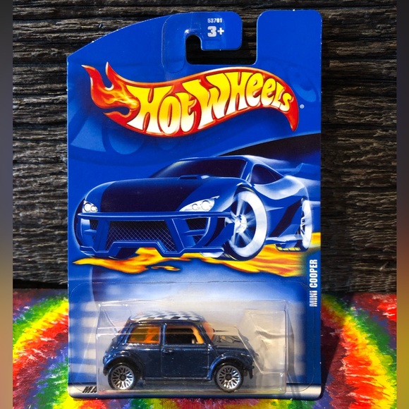 Mini Cooper 2000 Mattel Hot Wheels 2001 No 158 Dark blue die cast collectible 💙 - Picture 1 of 6